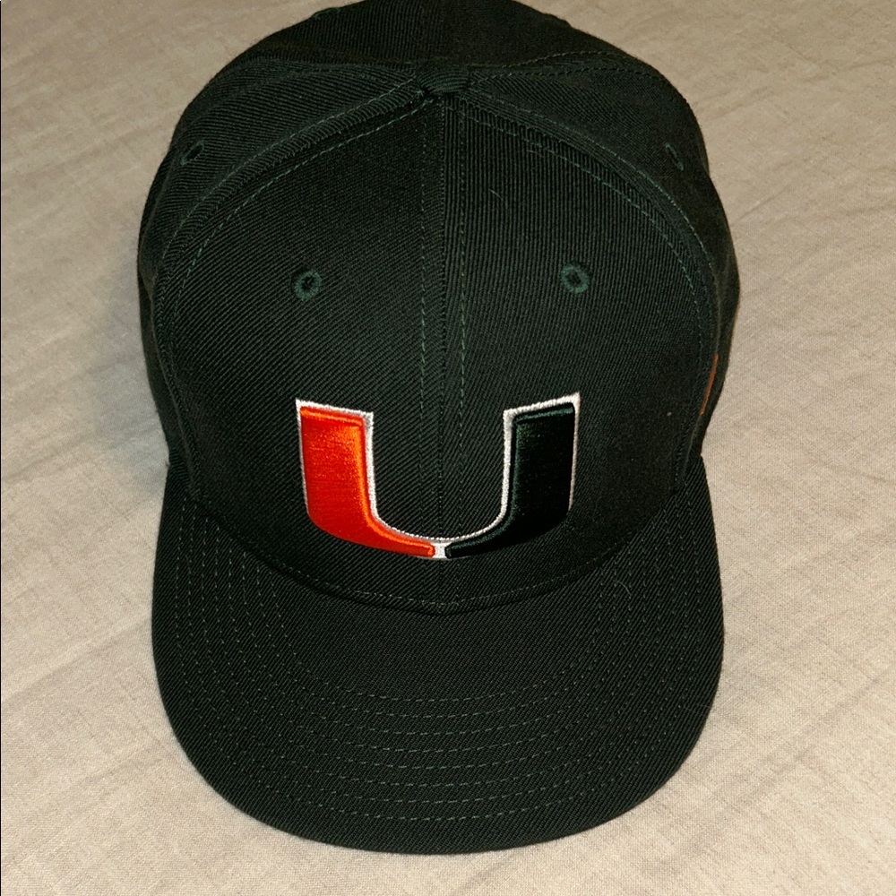 Miami Hurricanes Baseball Hat with the U Logo